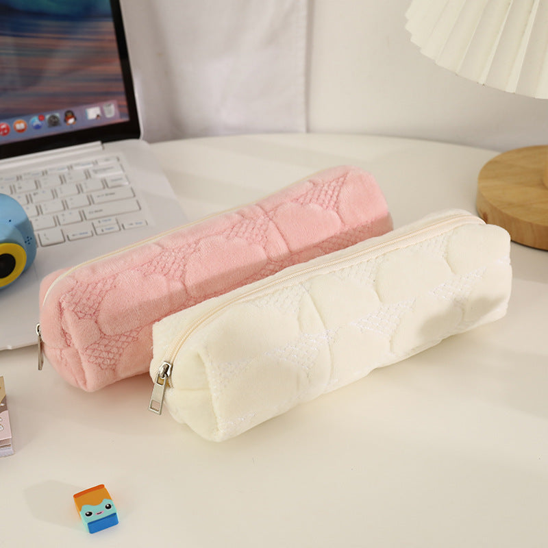 Wholesale Short Plush Cloud Pencil Case
